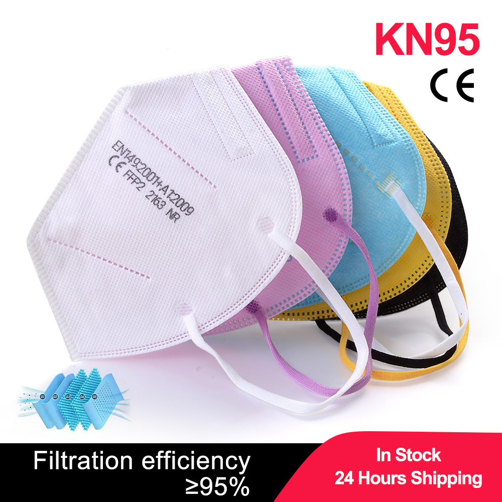 Disposable Surgical Mask - 100 szt. dziecięcych masek FPP2 czarnych