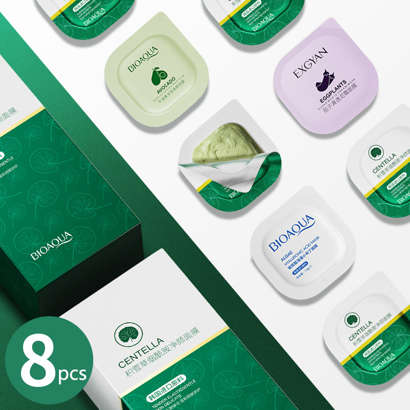 Dust Mask Construction - 8 sztuk Centella błotna maska Anti-Acne