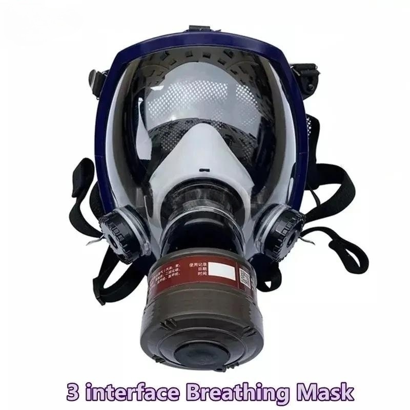 Dust Mask Construction - 3 porty Uniwersalna pełna maska ​​​​gazowa