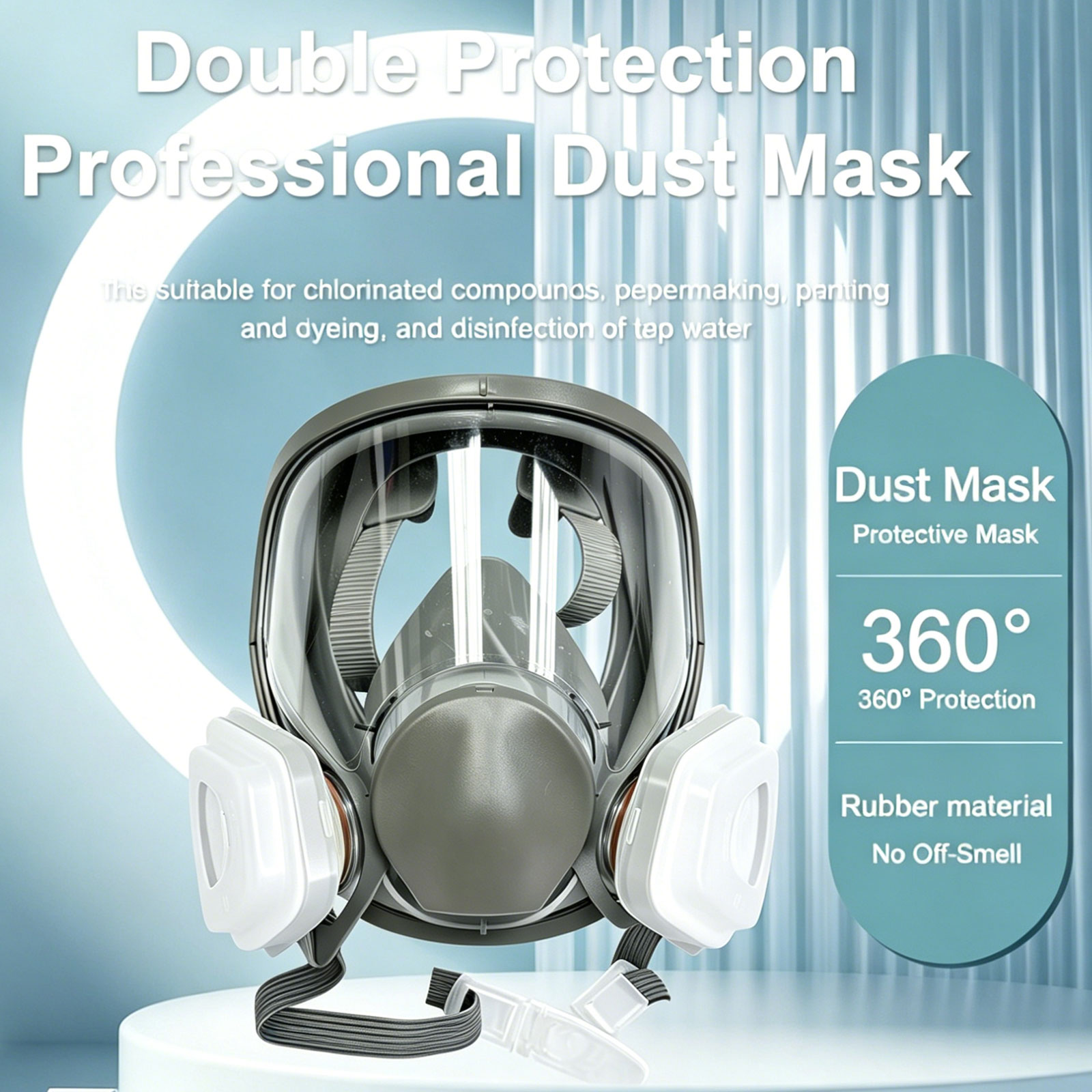 Maska pełnotwarzowa 6800 z ada – Dust Mask Construction recenzja i cena