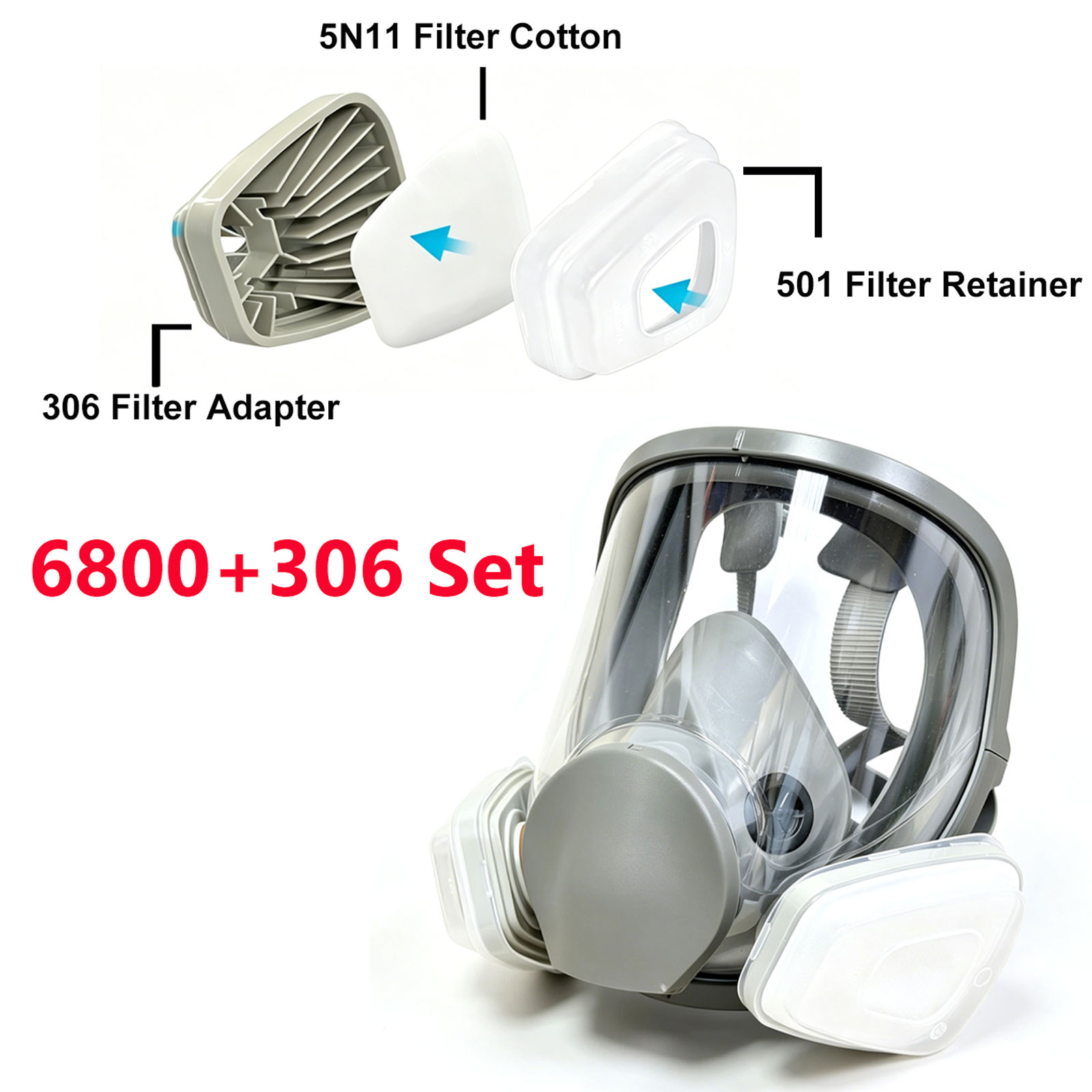 Maska pełnotwarzowa 6800 z ada – Dust Mask Construction recenzja i cena