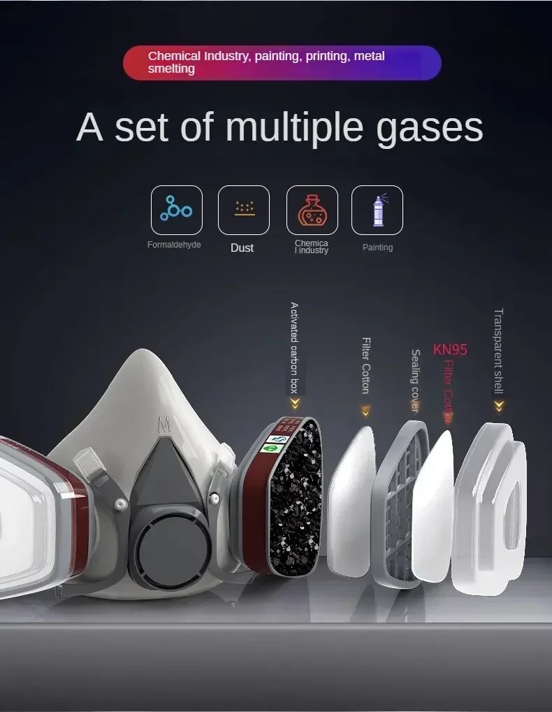 6200 – wielorazowa, półmaska o – Dust Mask Construction recenzja i cena